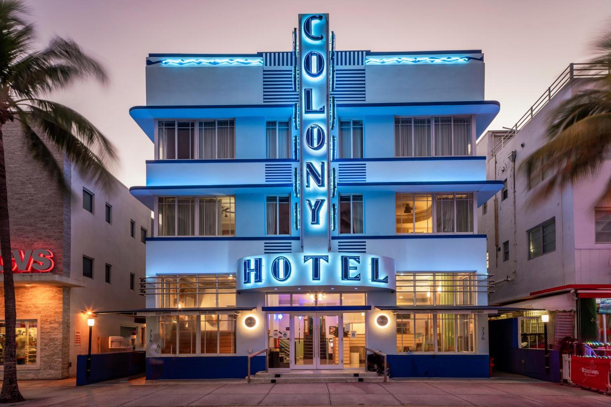 Colony Hotel Майами-Бич Экстерьер фото